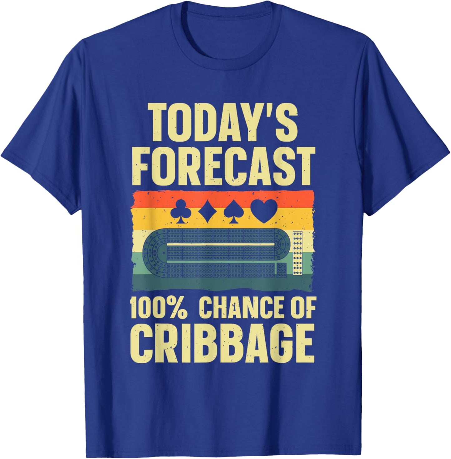 Funny Cribbage Design Women Kids Card Game Cribbage T-Shirt - T-Shirt | Royal