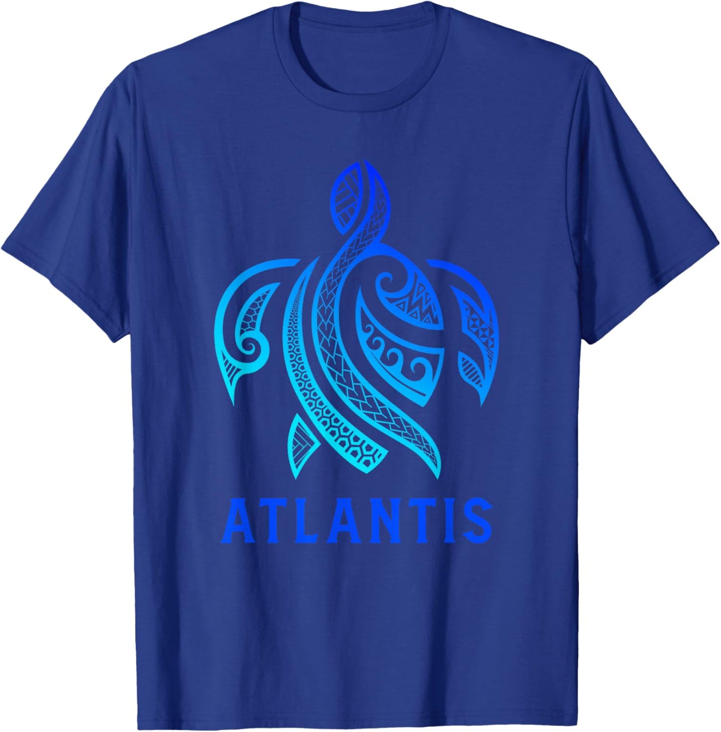 Atlantis Bahamas Tribal Sea Turtle Bahamas Maori Art T-Shirt - T-Shirt | Royal