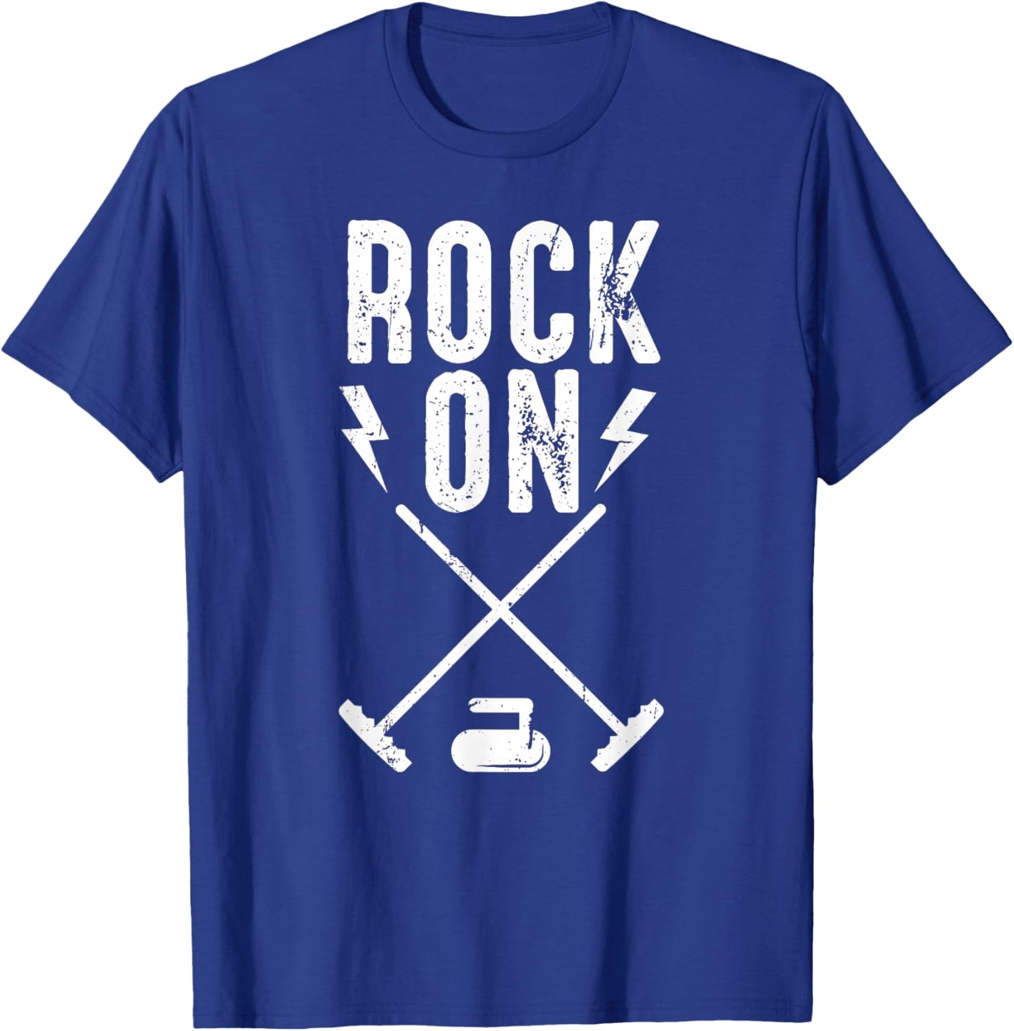 Best Curling Art Women Stone Sport Curling Player T-Shirt - T-Shirt | Royal