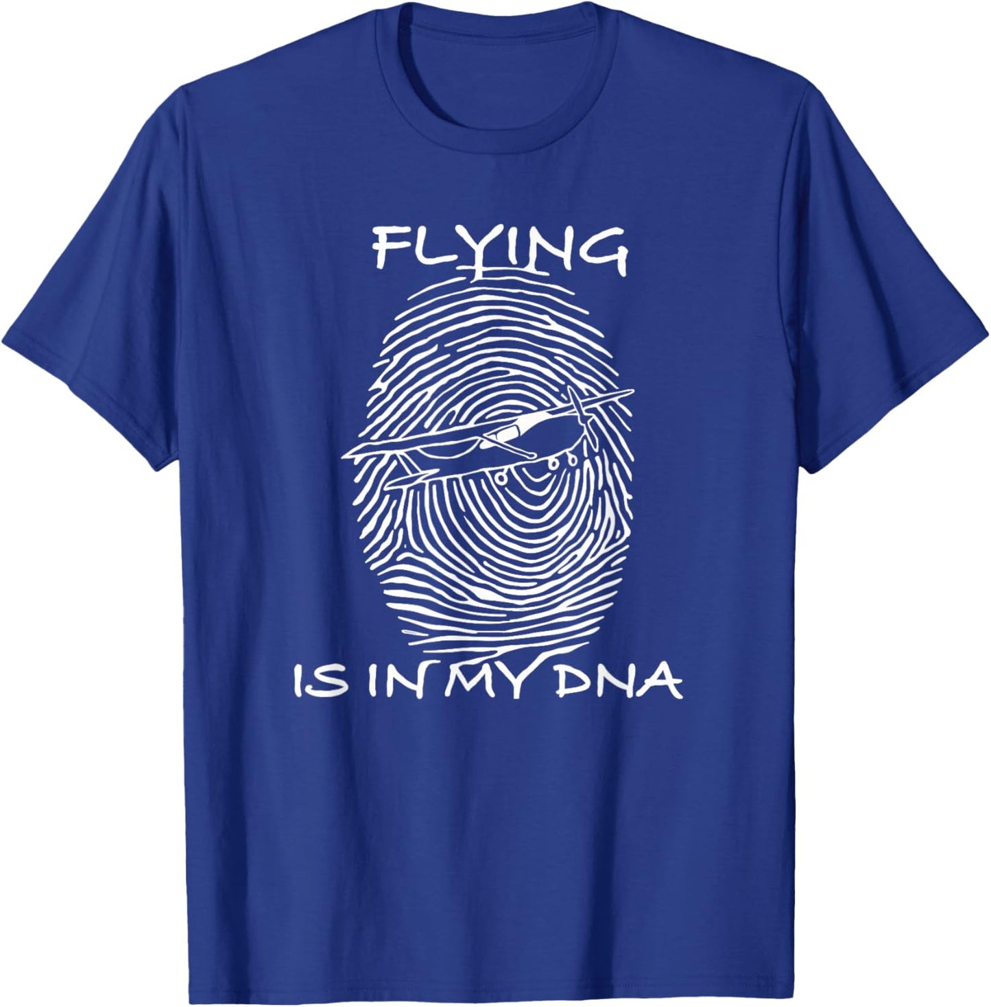 Cloud Surfing Apparel Pilot - Black, Small - Short Sleeve - Modern - Round Neck - Unique Graphic Design T-Shirt - T-Shirt | Royal
