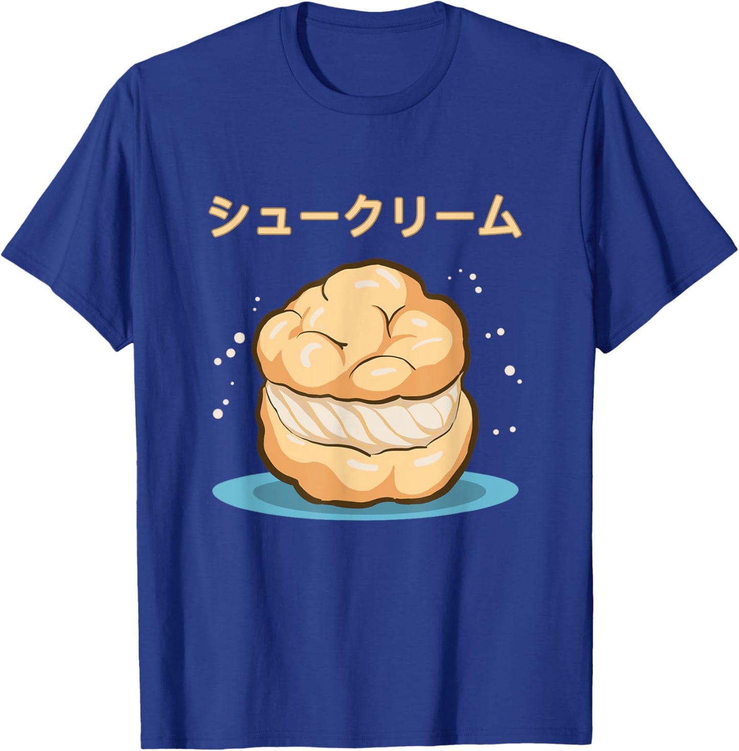 Cartoon Cream Puff Sweet Cup Cake Japanese Retro 90s Anime T-Shirt - T-Shirt | Royal
