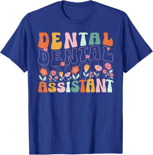 Cute Dental Assistant Graduate Cute Dental Assistant Crew T-Shirt - T-Shirt | Royal