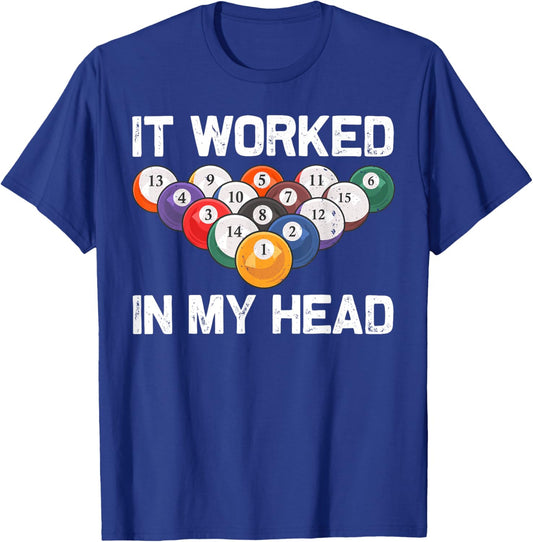 Funny Pool Design Women Billiards Lover Pool Player T-Shirt - T-Shirt | Royal