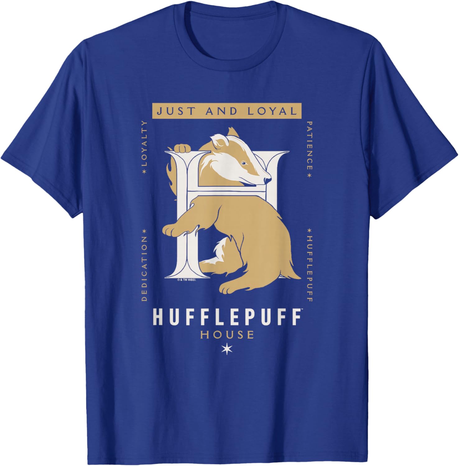 Harry Potter Hufflepuff Just and Loyal T-Shirt - T-Shirt | Royal