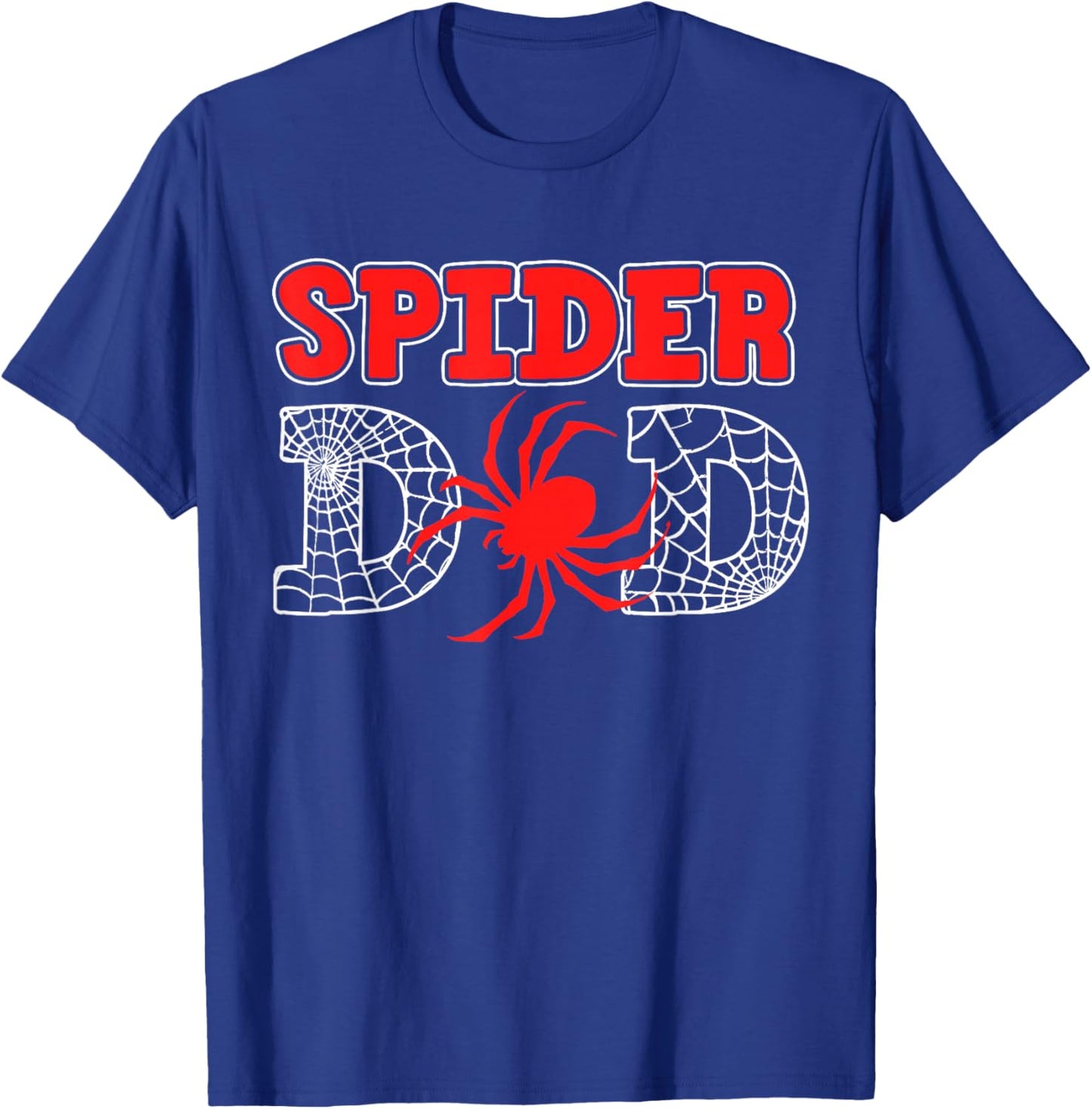 Spider Dad Spidey Birthday Family Matching Kid Daddy Spiders T-Shirt - T-Shirt | Royal