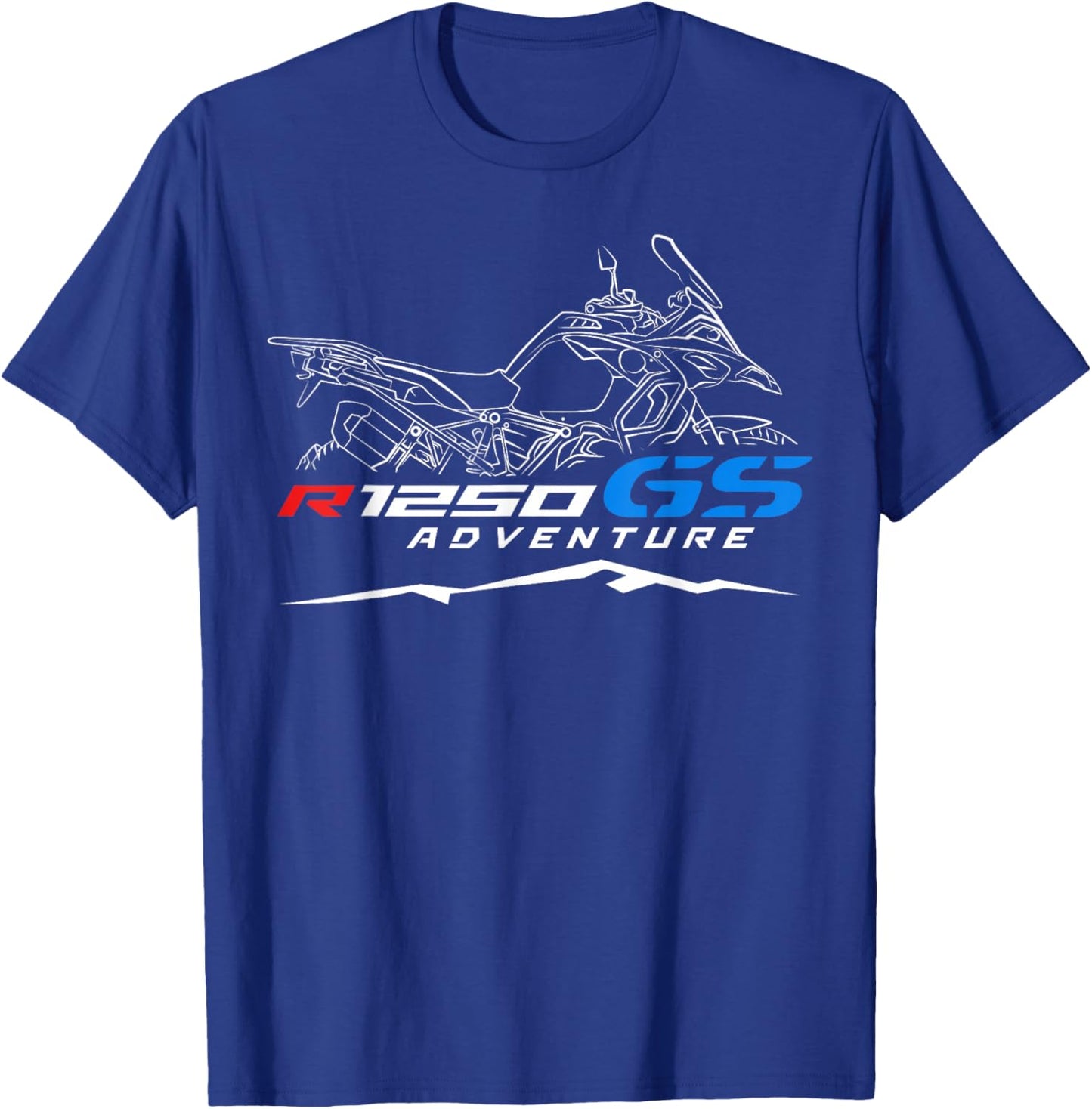 R1250GSA 2019-2024 for Adventure Riders, Motorcycle T-Shirt - T-Shirt | Royal