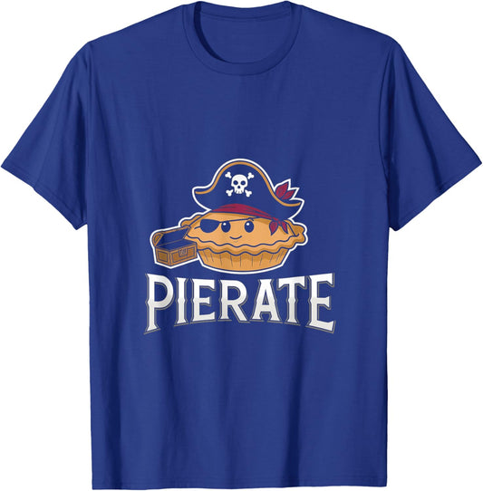 Funny Pirate Pun - Pierate Pie Lover Pirate Costume T-Shirt - T-Shirt | Royal