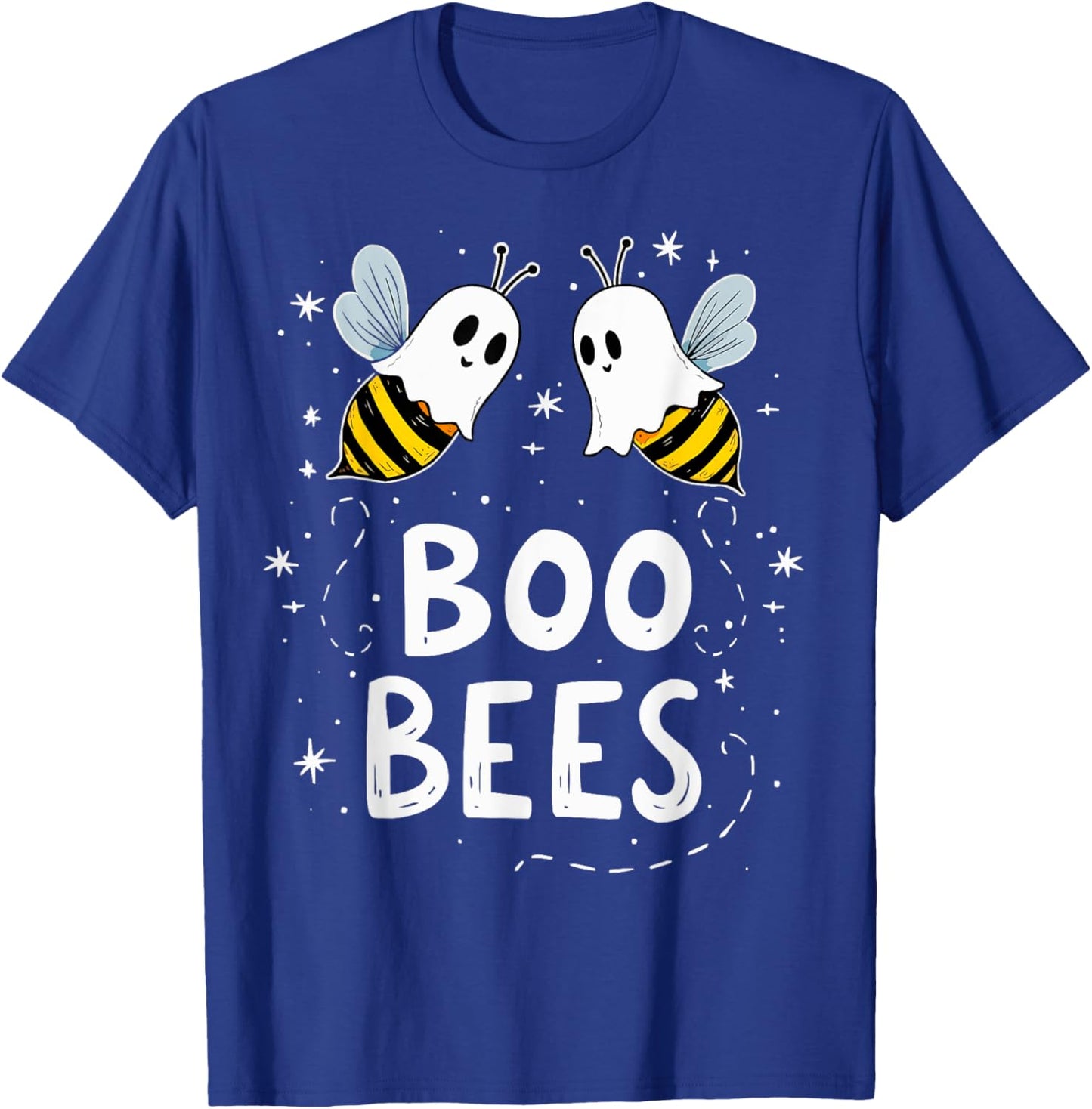 Funny Boo Bees Boobs Ghost Bee Last Minute Halloween Costume T-Shirt - T-Shirt | Royal