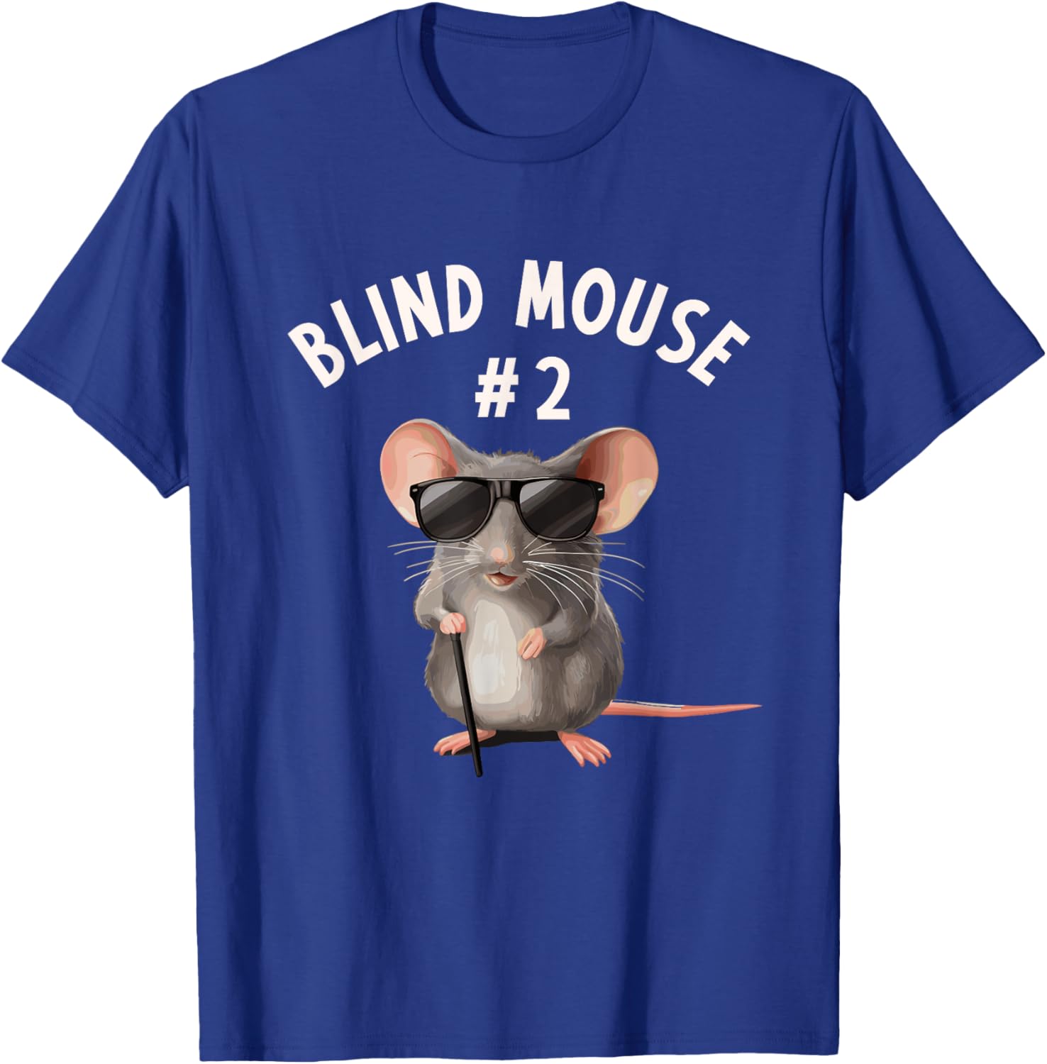 Matching Group Outfit #2 of 3 - Three Blind Mice Costume T-Shirt - T-Shirt | Royal