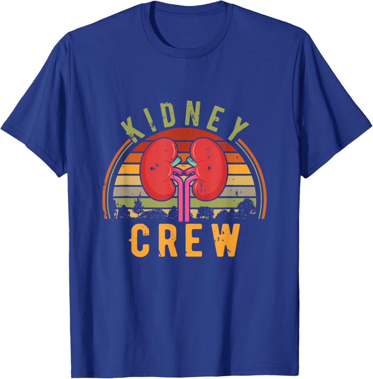 Kidney Crew Nephrology Nurse Team Renal Dialysis Technician T-Shirt - T-Shirt | Royal