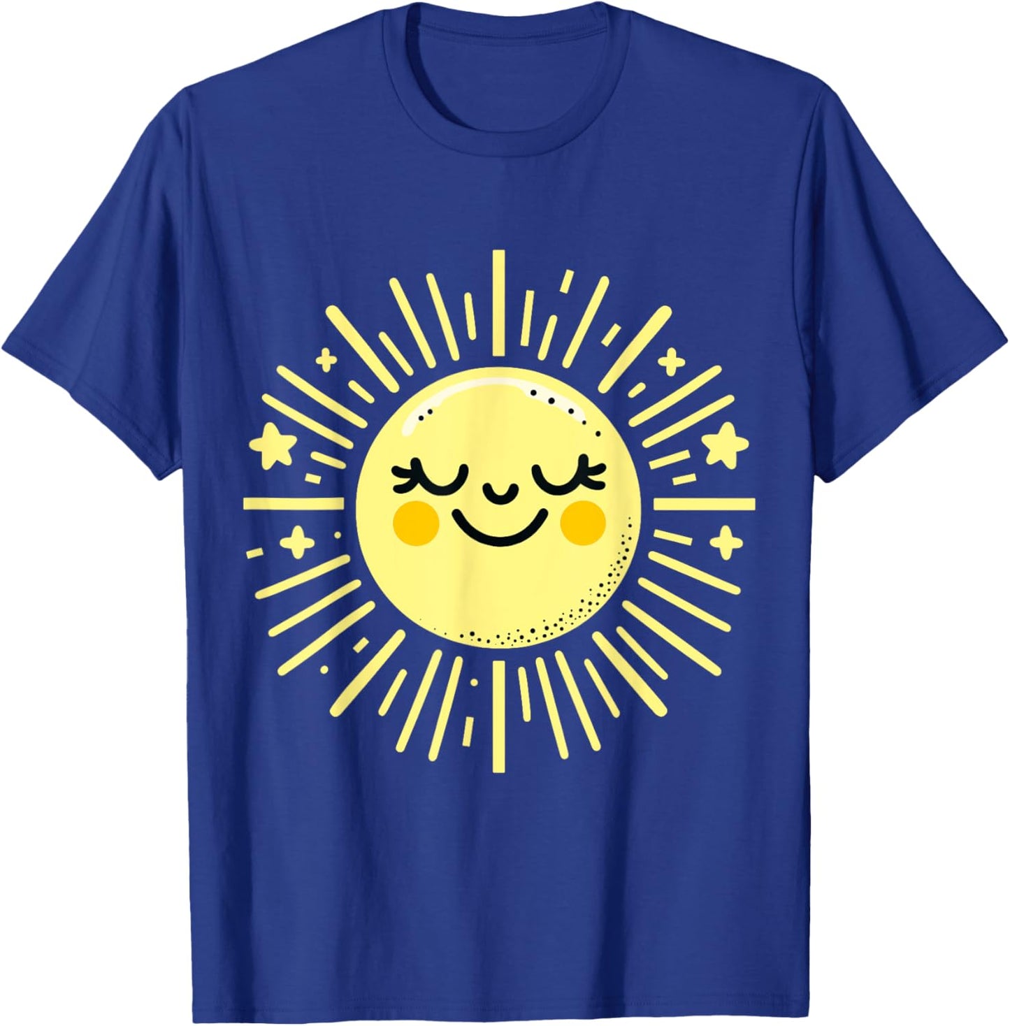 Happy Sunshine Summer Vacation Sun T-Shirt - T-Shirt | Royal