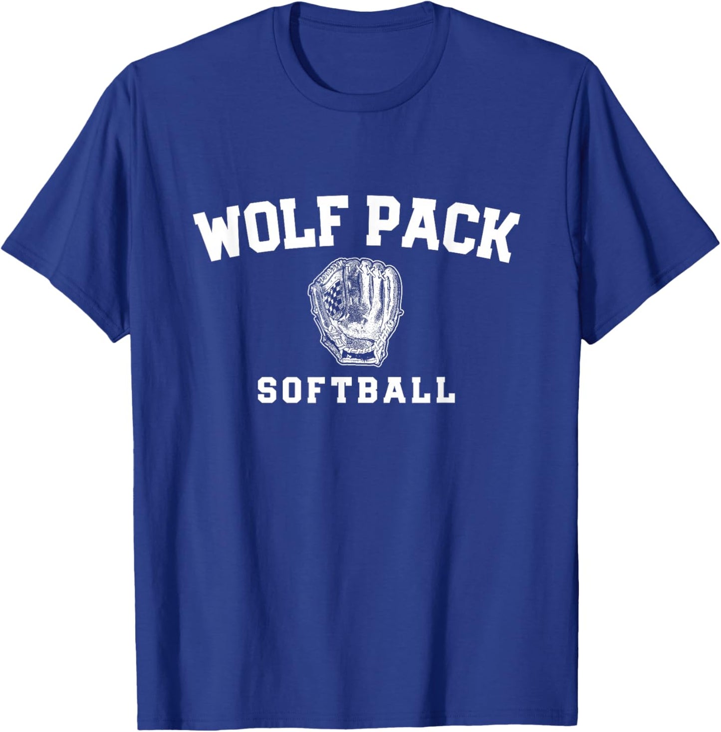 Wolf Pack Ridgeview Softball Mitt HS T-Shirt - T-Shirt | Royal