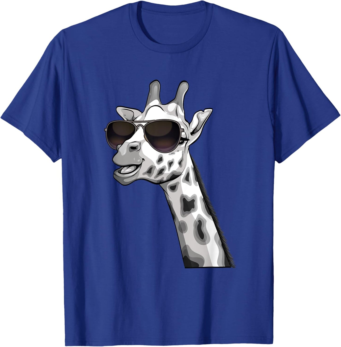Best Giraffe Art Women Adult Giraffe Print Giraffe T-Shirt - T-Shirt | Royal
