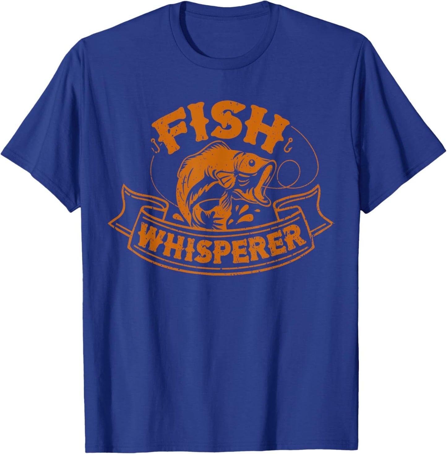Fish Whisperer Funny Fisherman Fisher Fishing Lovers Outfit T-Shirt - T-Shirt | Royal