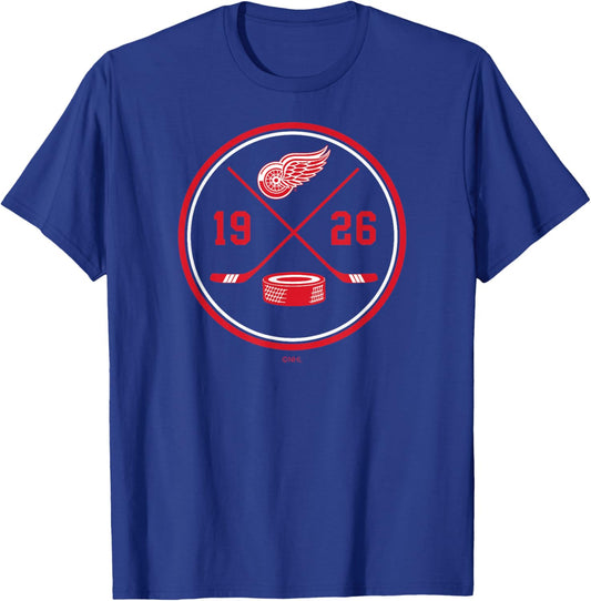 Detroit Red Wings Prize Black Officially Licensed T-Shirt - T-Shirt | Royal