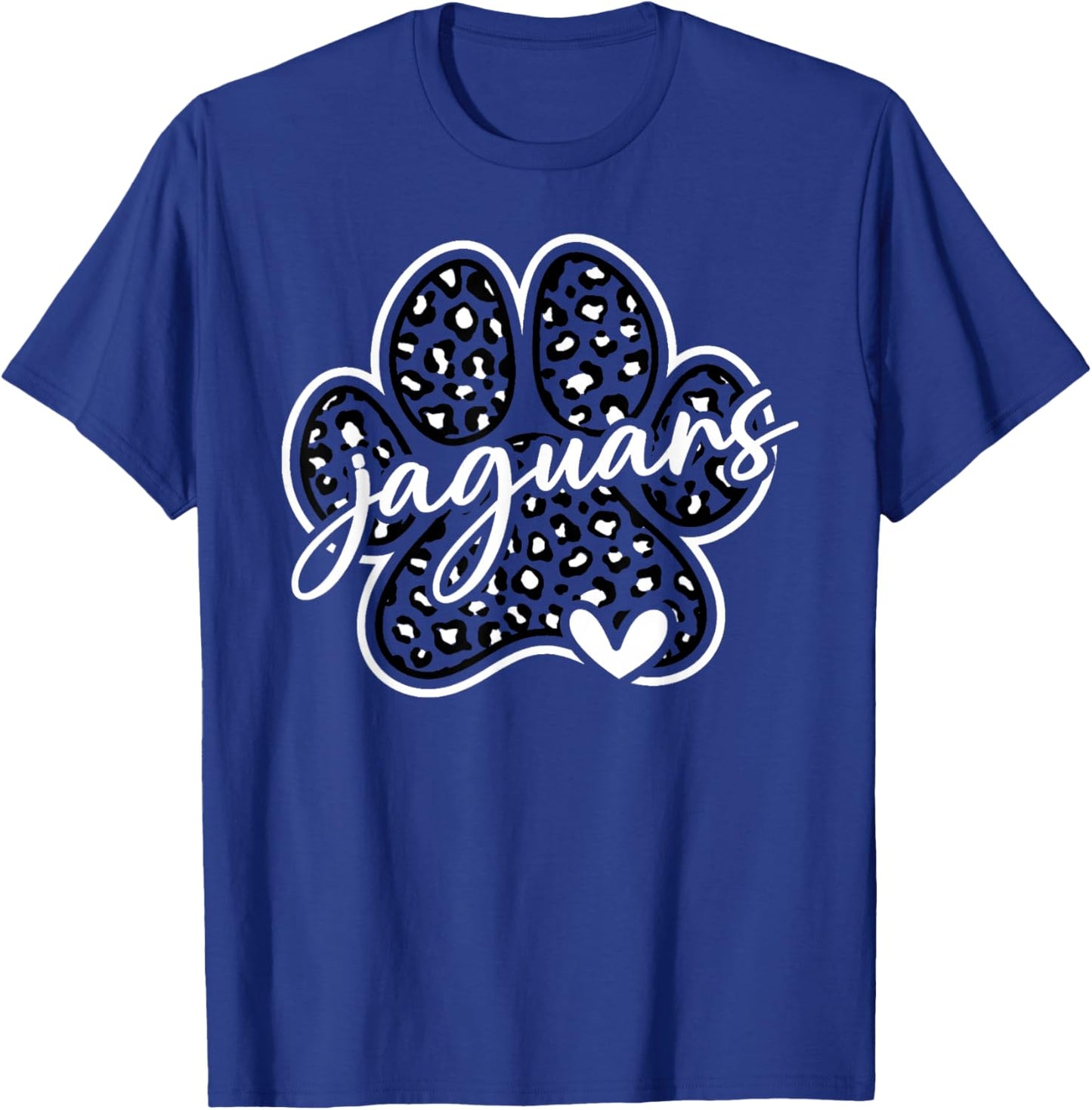 Vintage Jaguars School Spirit Team Pride Back To School T-Shirt - T-Shirt | Royal