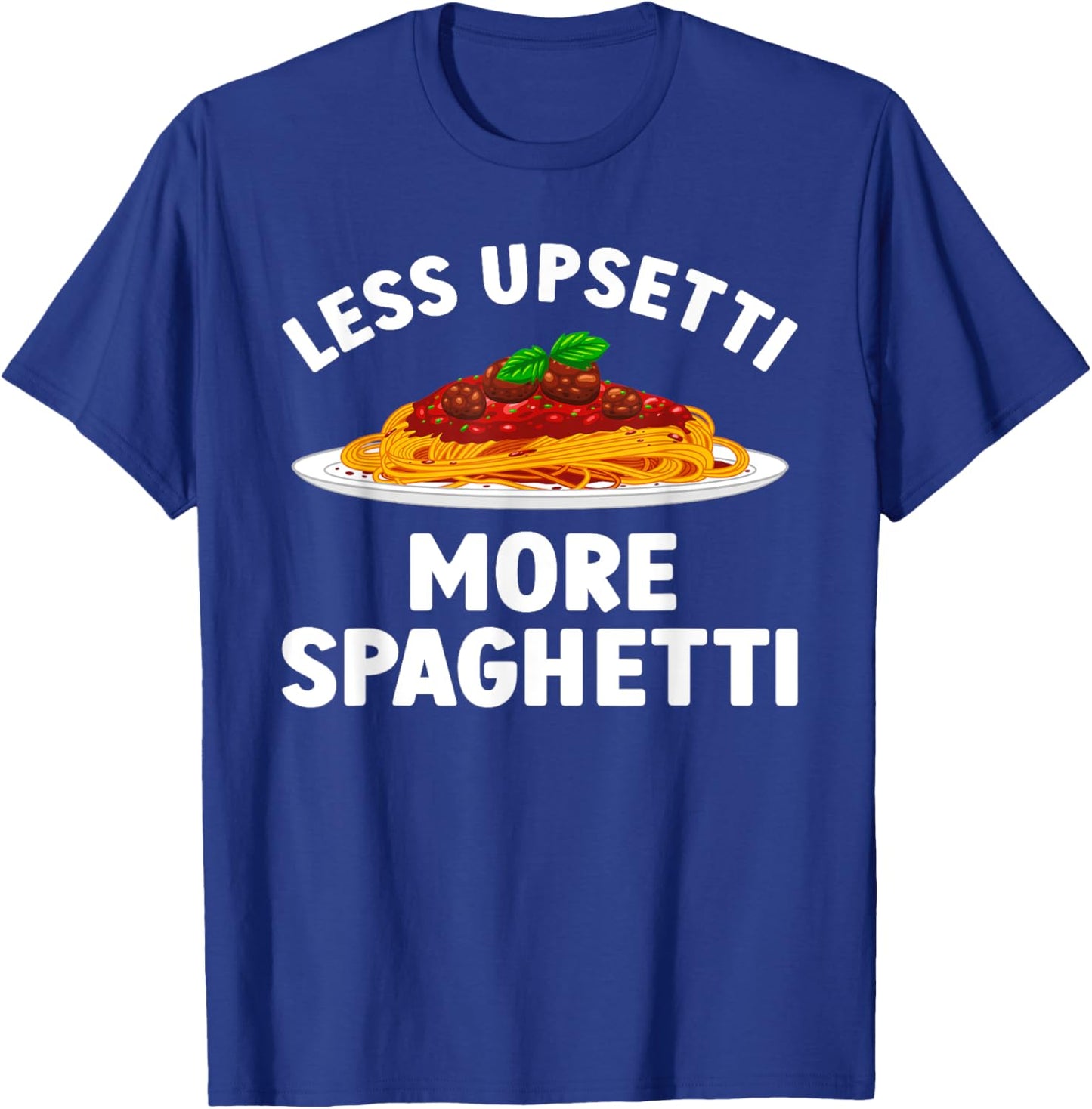 Spaghetti Art Women Meatballs Pasta Lover Spaghetti T-Shirt - T-Shirt | Royal
