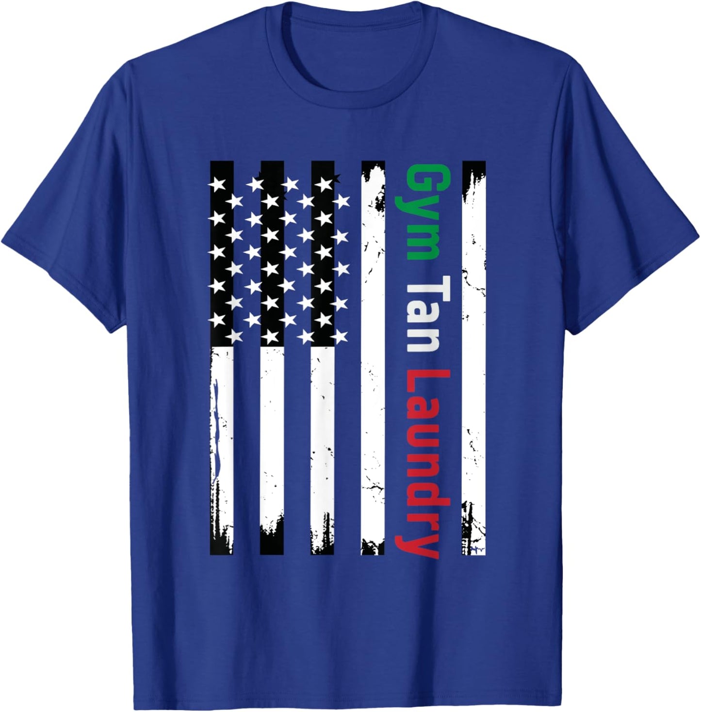 Gym Tan Laundry GTL New Jersey Garden NJ Shore Italian Flag T-Shirt - T-Shirt | Royal