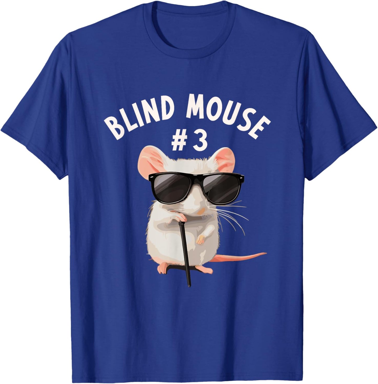 Matching Group Outfit #3 of 3 - Three Blind Mice Costume T-Shirt - T-Shirt | Royal