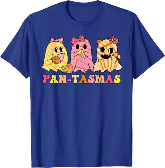 Pantasmas Mexican Spooky Halloween Ghost Conchas Pan-tasmas T-Shirt - T-Shirt | Royal