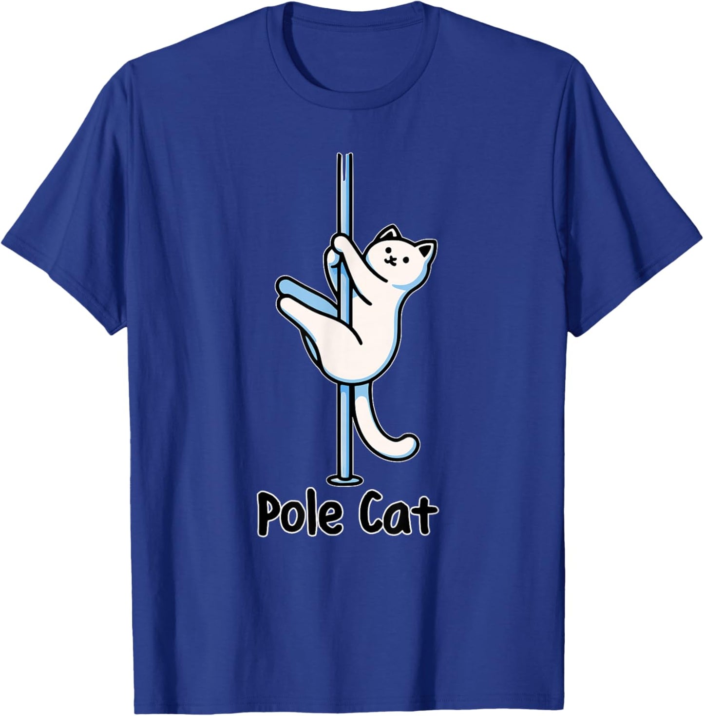 Adults Cat Lovers Black Short Sleeve Classic Fit T-Shirt - T-Shirt | Royal