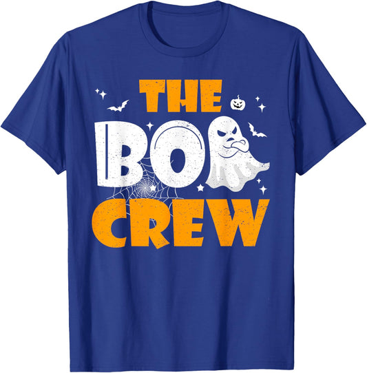 Halloween Ghost The Boo Crew Matching family Women Kids Men T-Shirt - T-Shirt | Royal