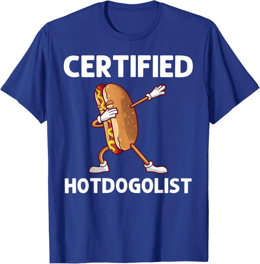Cool Hotdog Outfit Women Adult Hotdog Hot Dog Lover T-Shirt - T-Shirt | Royal