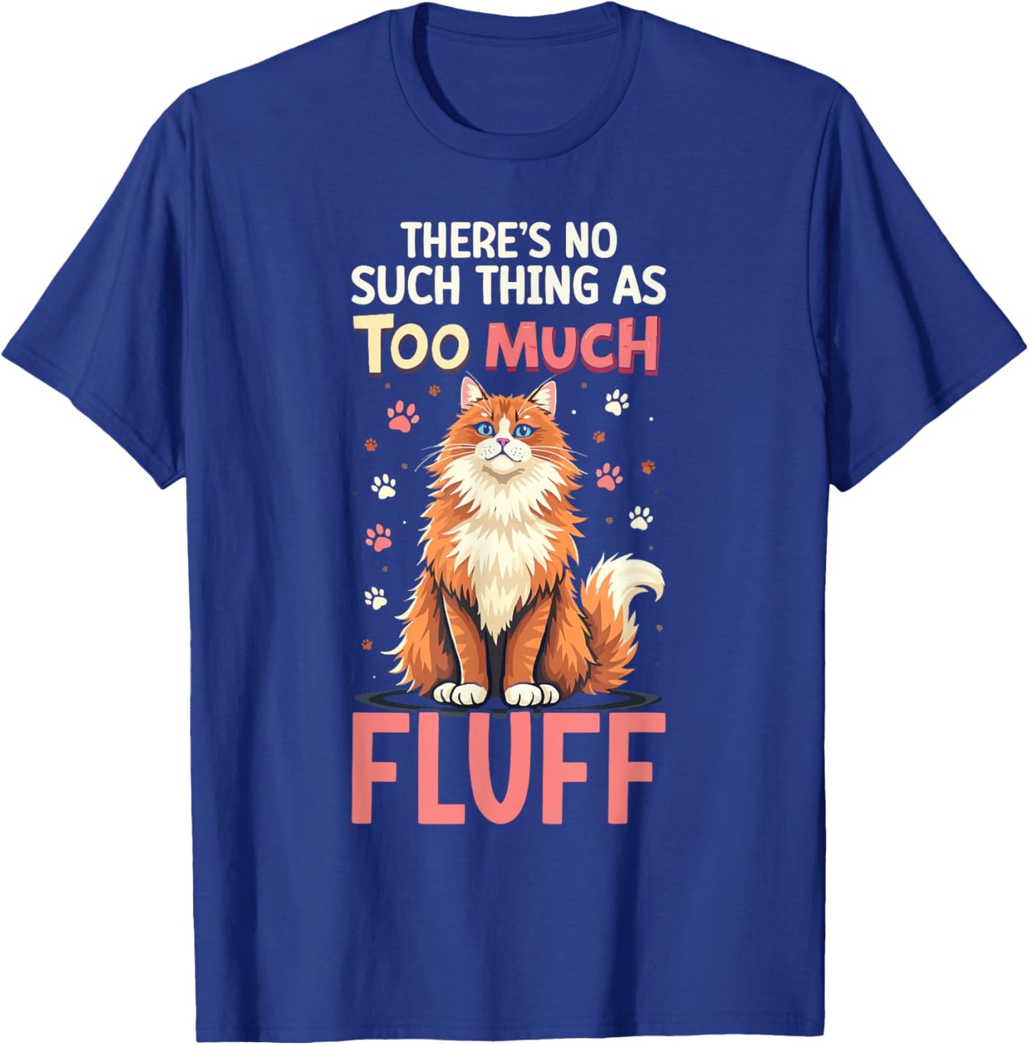 Maine Coon Cat Kitty Lover Animal Pet Kitten Meow Men Women T-Shirt - T-Shirt | Royal