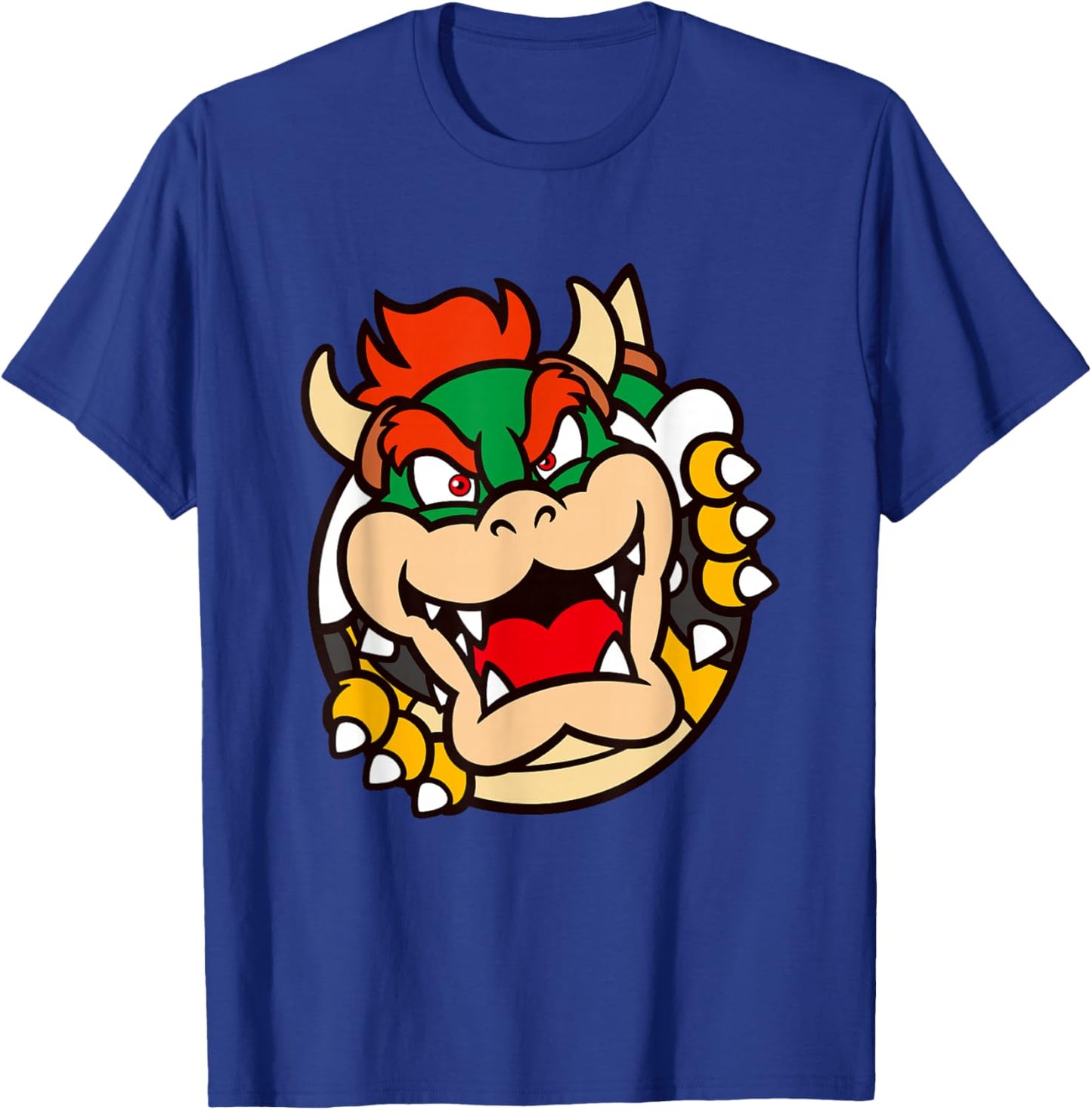 Super Mario Bros Bowser Big Koopa Breakout Portrait T-Shirt - T-Shirt | Royal