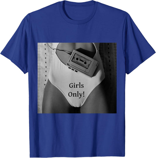 Beautiful woman in bikini provocative only girls T-Shirt - T-Shirt | Royal