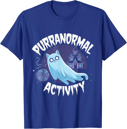 Paranormal Haunted House Men Women Kids T-Shirt - T-Shirt | Royal