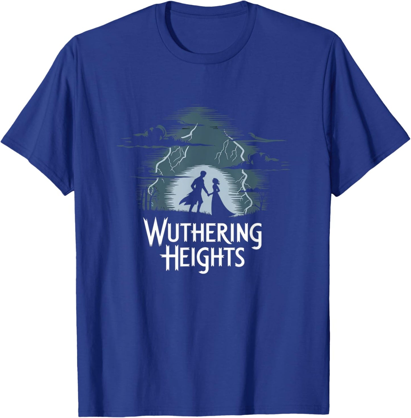 Wuthering Heights Gothic Romance Classic Literature Bookworm T-Shirt - T-Shirt | Royal