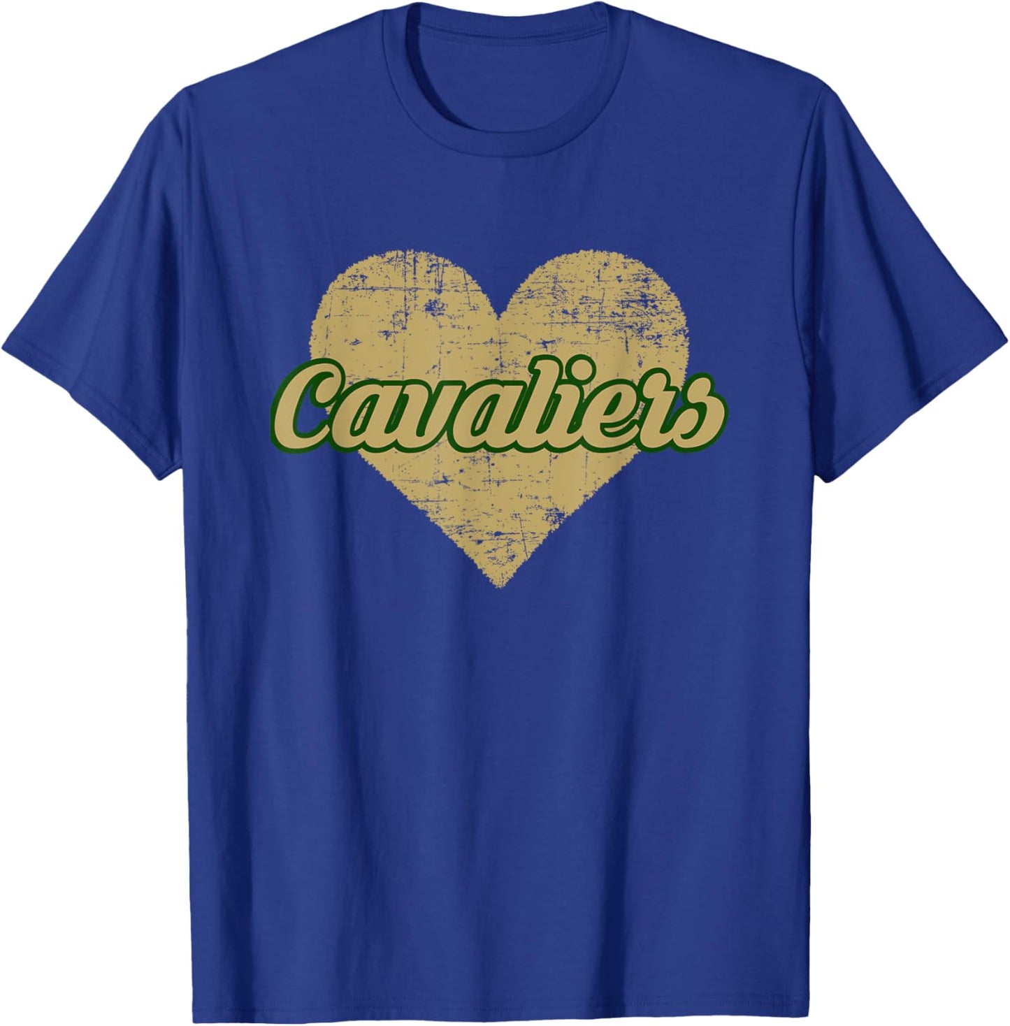 Sioux Falls Jefferson Cavaliers Over Heart T-Shirt - T-Shirt | Royal