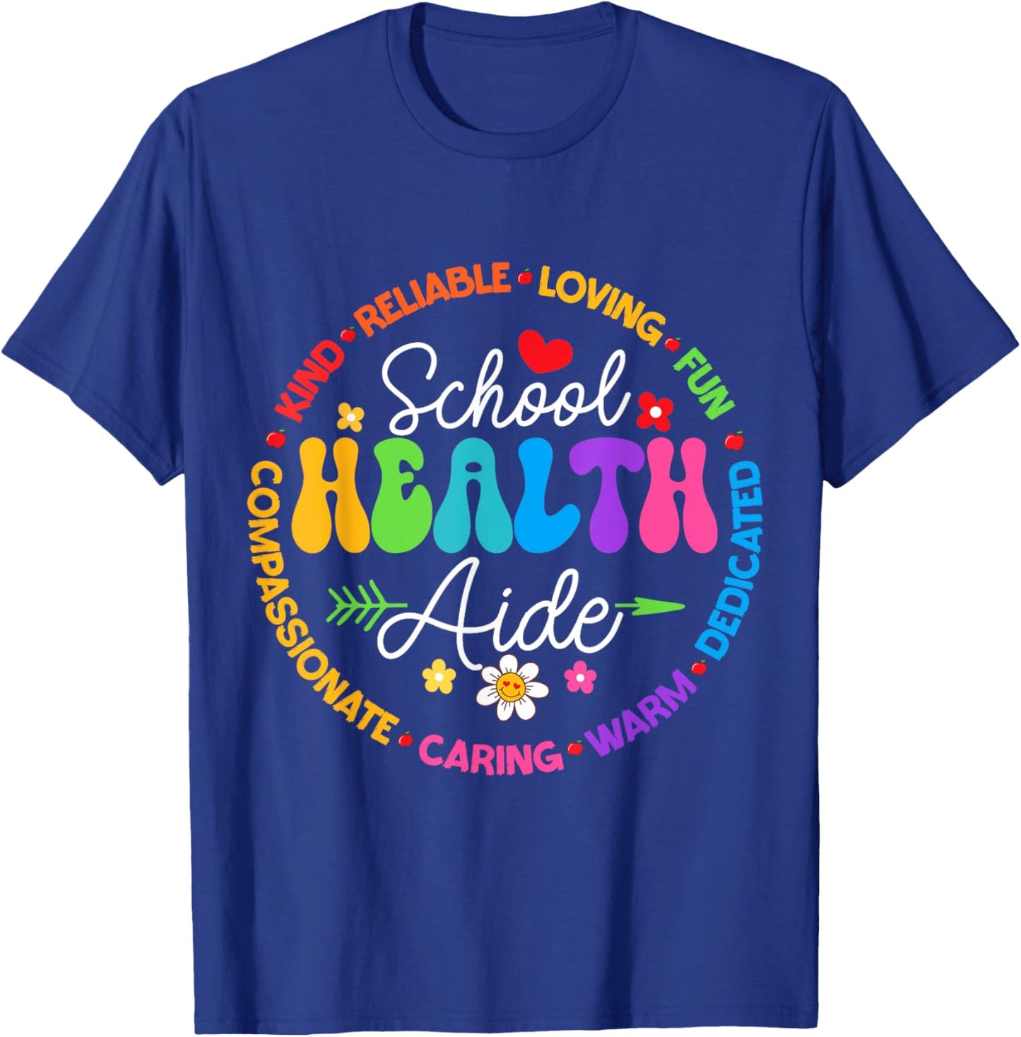 School Health Aide Squad Funny Back To School Nurse Squad T-Shirt - T-Shirt | Royal