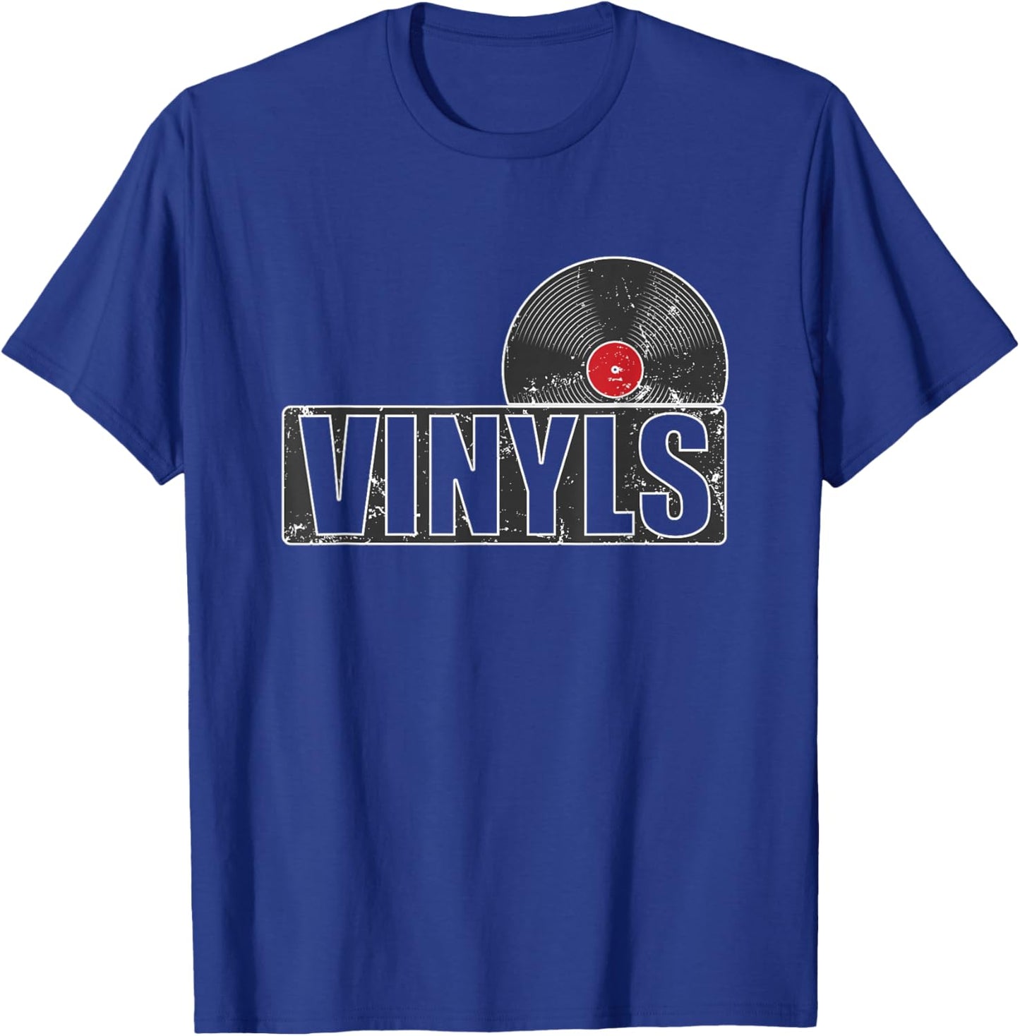 Vinyls old Records T-Shirt - T-Shirt | Royal