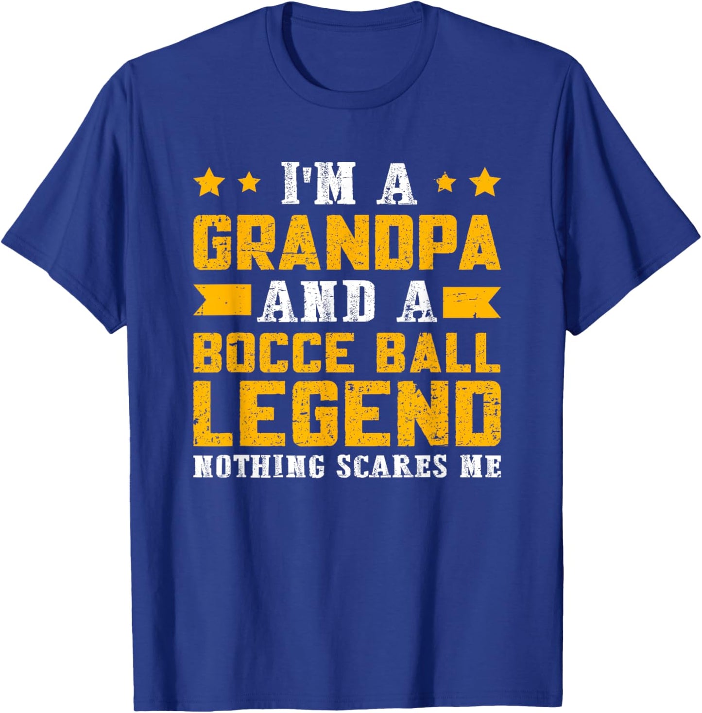 Bocce Ball Legend Grandpa T-Shirt - T-Shirt | Royal