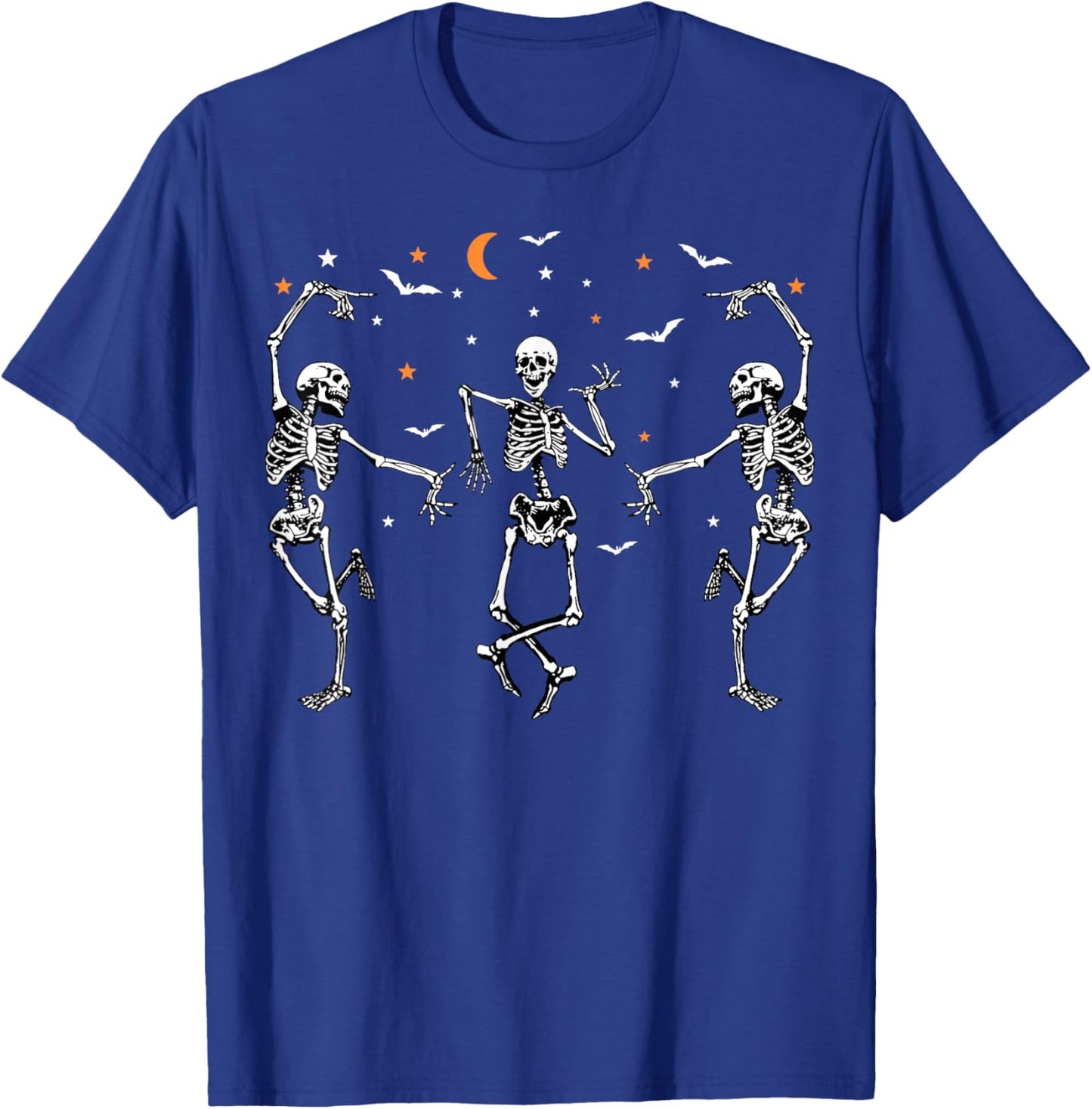 Dancing Skeleton Dance Funny Halloween Skeleton Women T-Shirt - T-Shirt | Royal