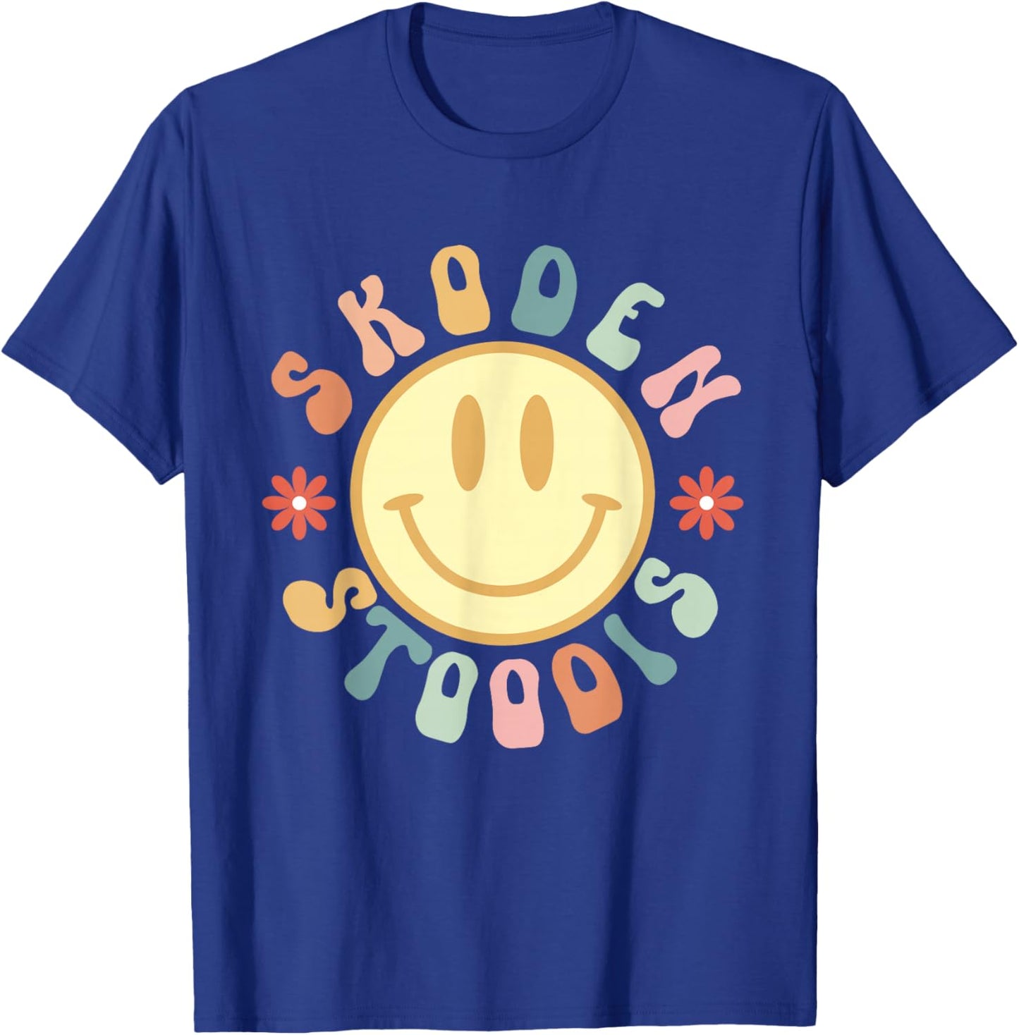 Skoden Stoodis Groovy Retro Native American Indigenous T-Shirt - T-Shirt | Royal