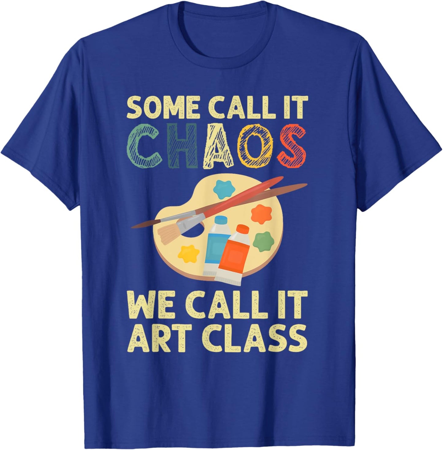 Art Teacher Design Women Art Teacher Appreciation T-Shirt - T-Shirt | Royal