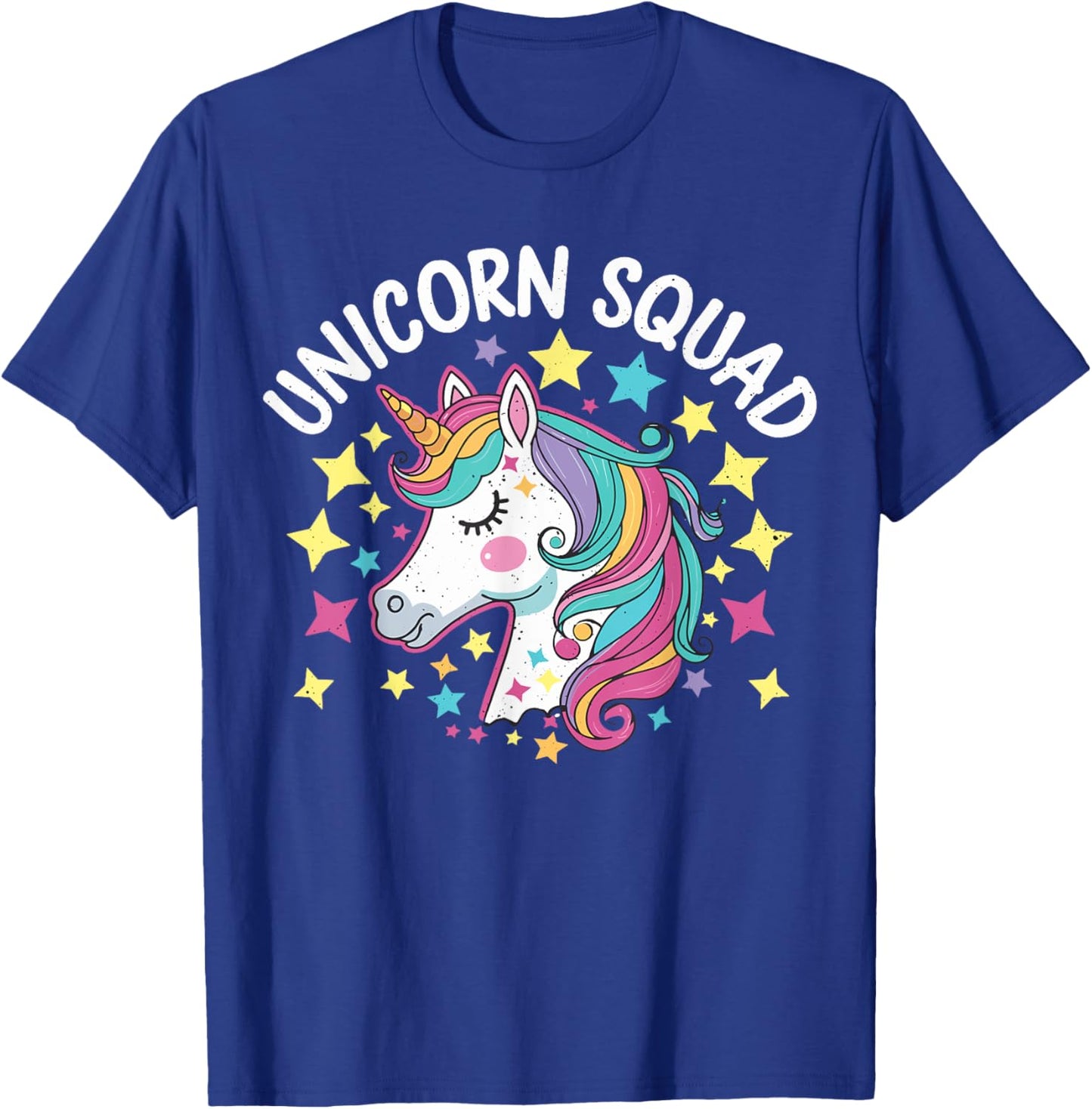 Unicorn Squad Retro T-Shirt - T-Shirt | Royal