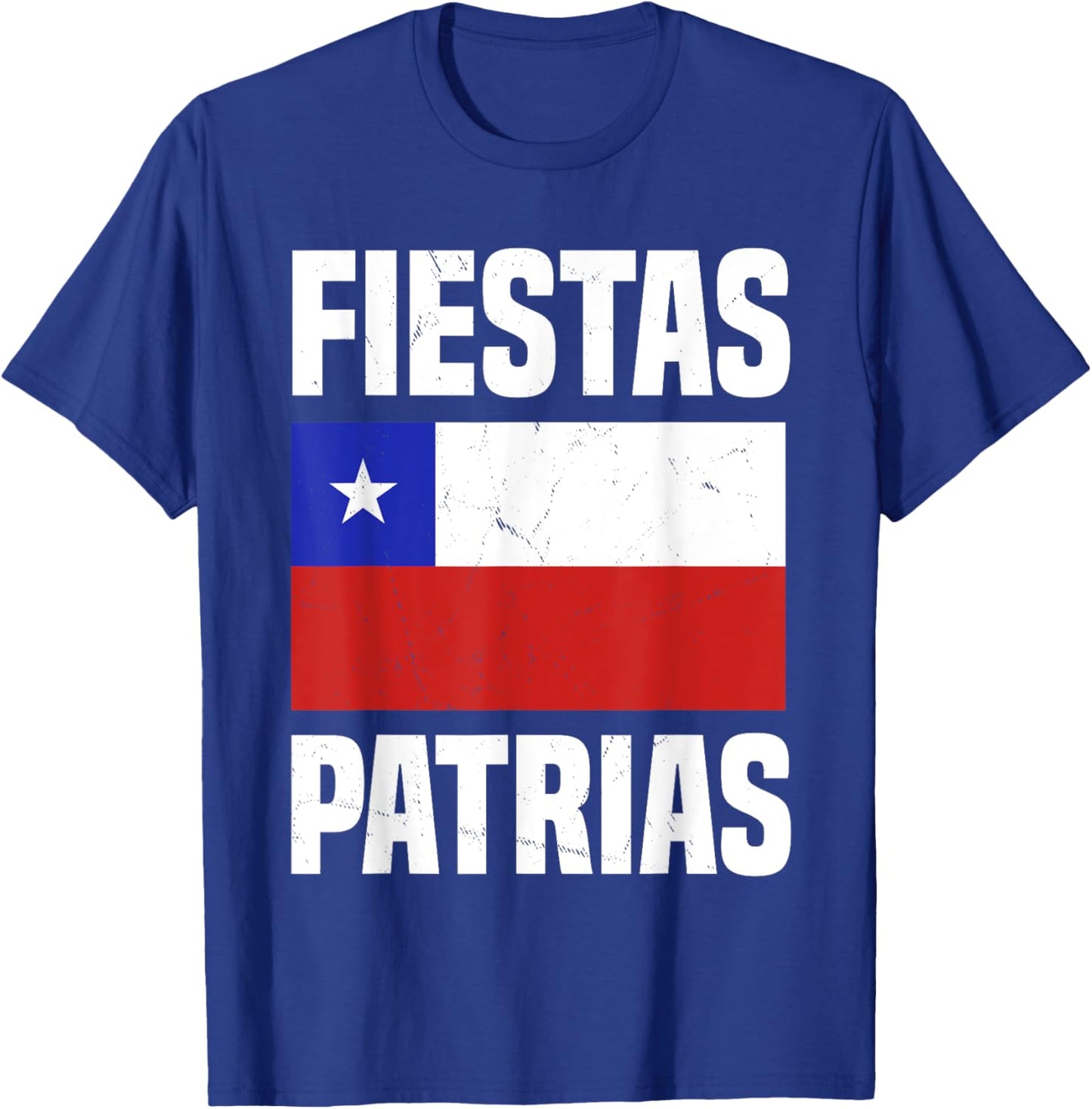Fiestas Patrias Chilean Flag Chile Independence Day T-Shirt - T-Shirt | Royal