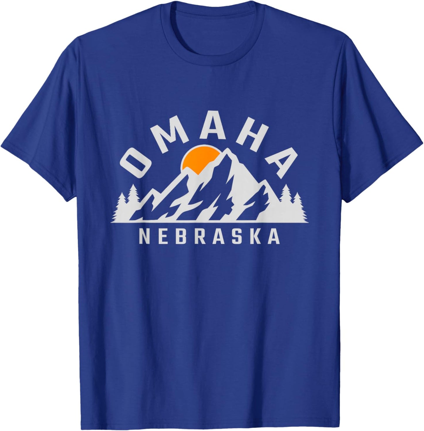 Omaha - Nebraska - Outdoors - Classic T-Shirt - T-Shirt | Royal