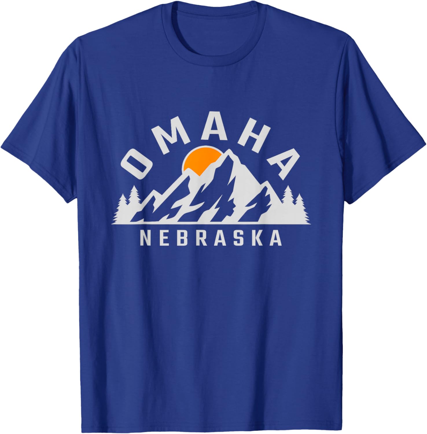 Omaha - Nebraska - Outdoors - Classic T-Shirt - T-Shirt | Royal