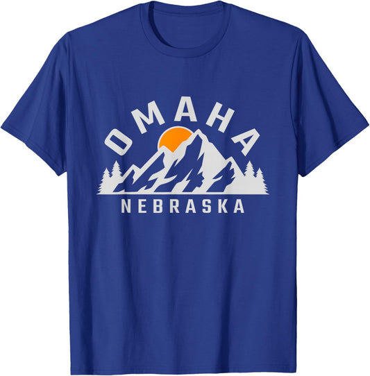 Omaha - Nebraska - Outdoors - Classic T-Shirt - T-Shirt | Royal