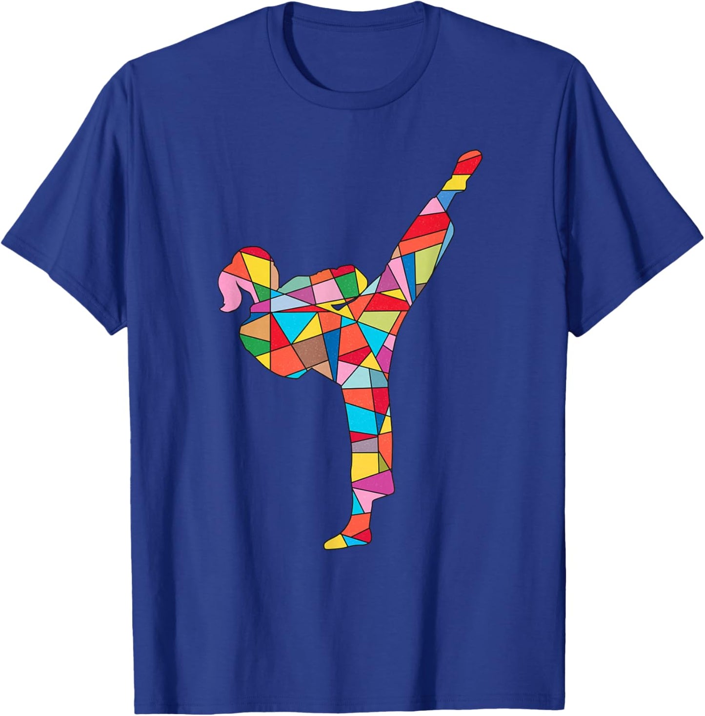 Karate Girl Martial Arts Kids Women Taekwondo Girls T-Shirt - T-Shirt | Royal