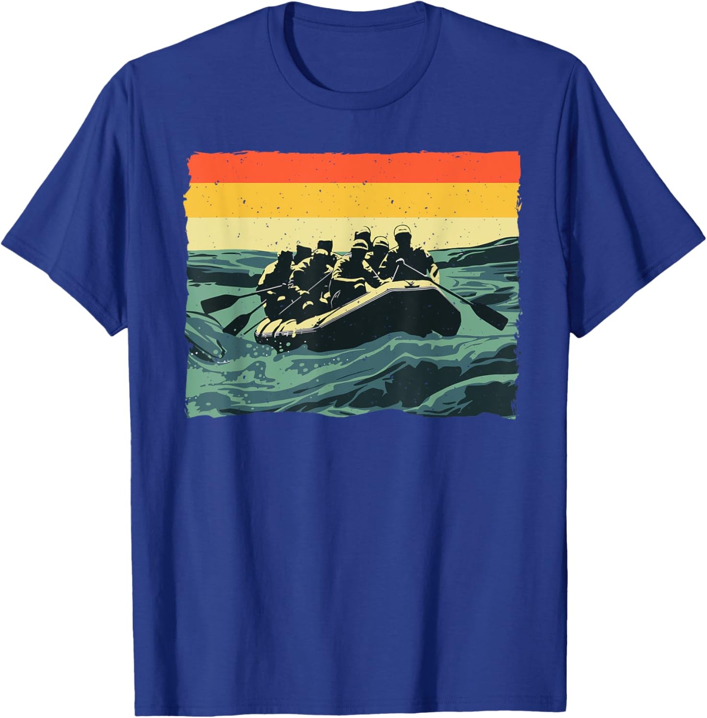 Cool Rafting Art Women White Water Rafting Lover T-Shirt - T-Shirt | Royal