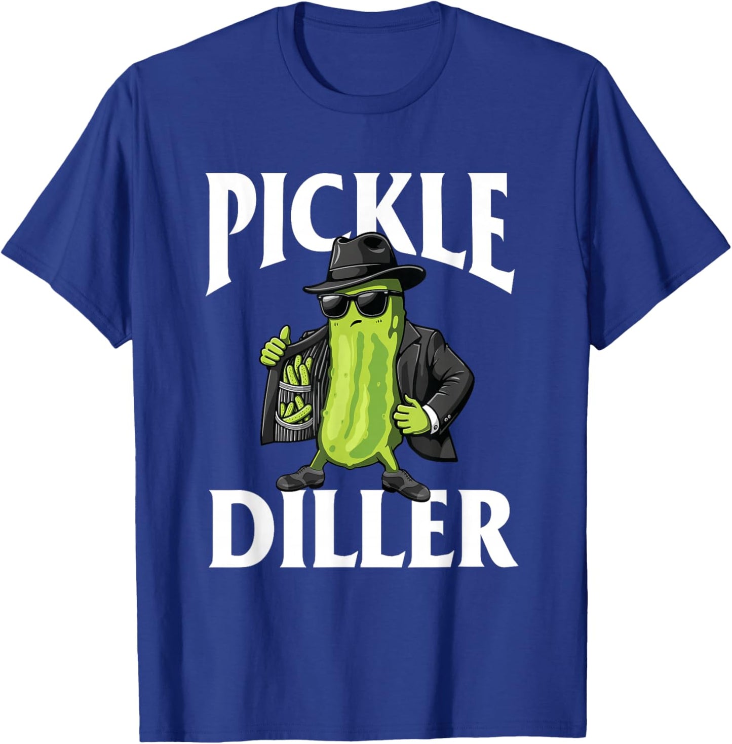 Pickle Diller - Dill Pickle Lover Pickling Cucumber T-Shirt - T-Shirt | Royal