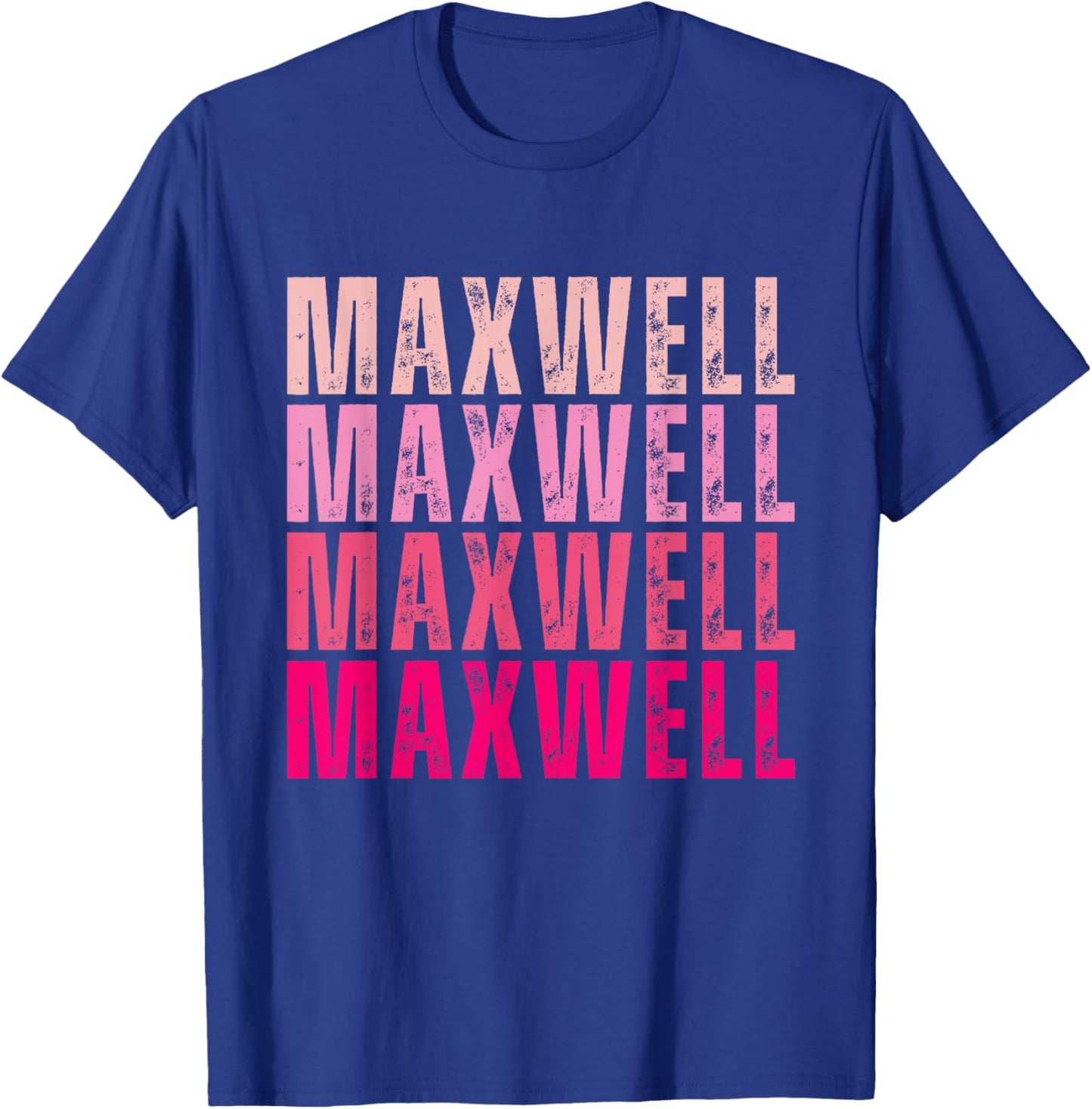 Personalized Name Maxwell I Love Maxwell Vintage T-Shirt - T-Shirt | Royal
