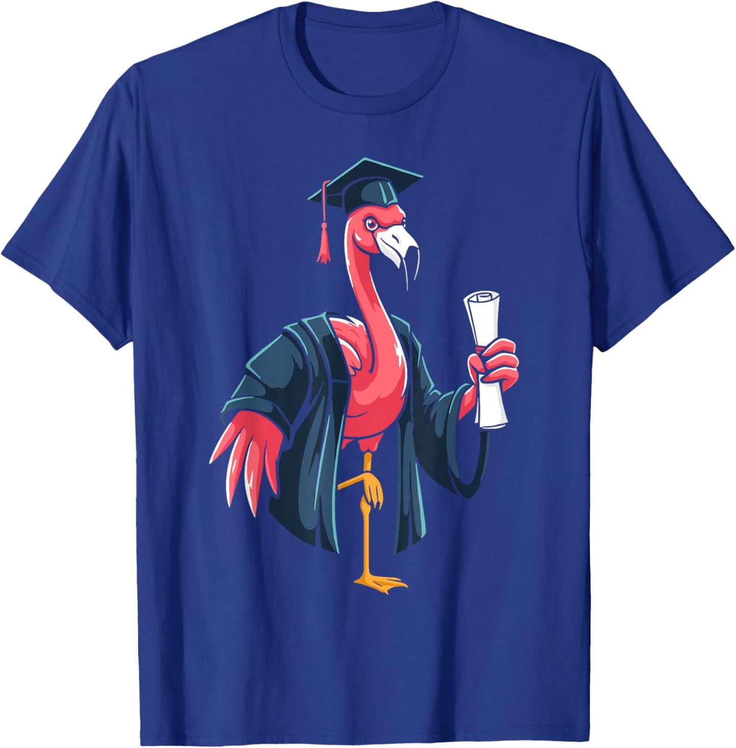 Flamingo graduation gifts graduating flamingo graduate T-Shirt - T-Shirt | Royal