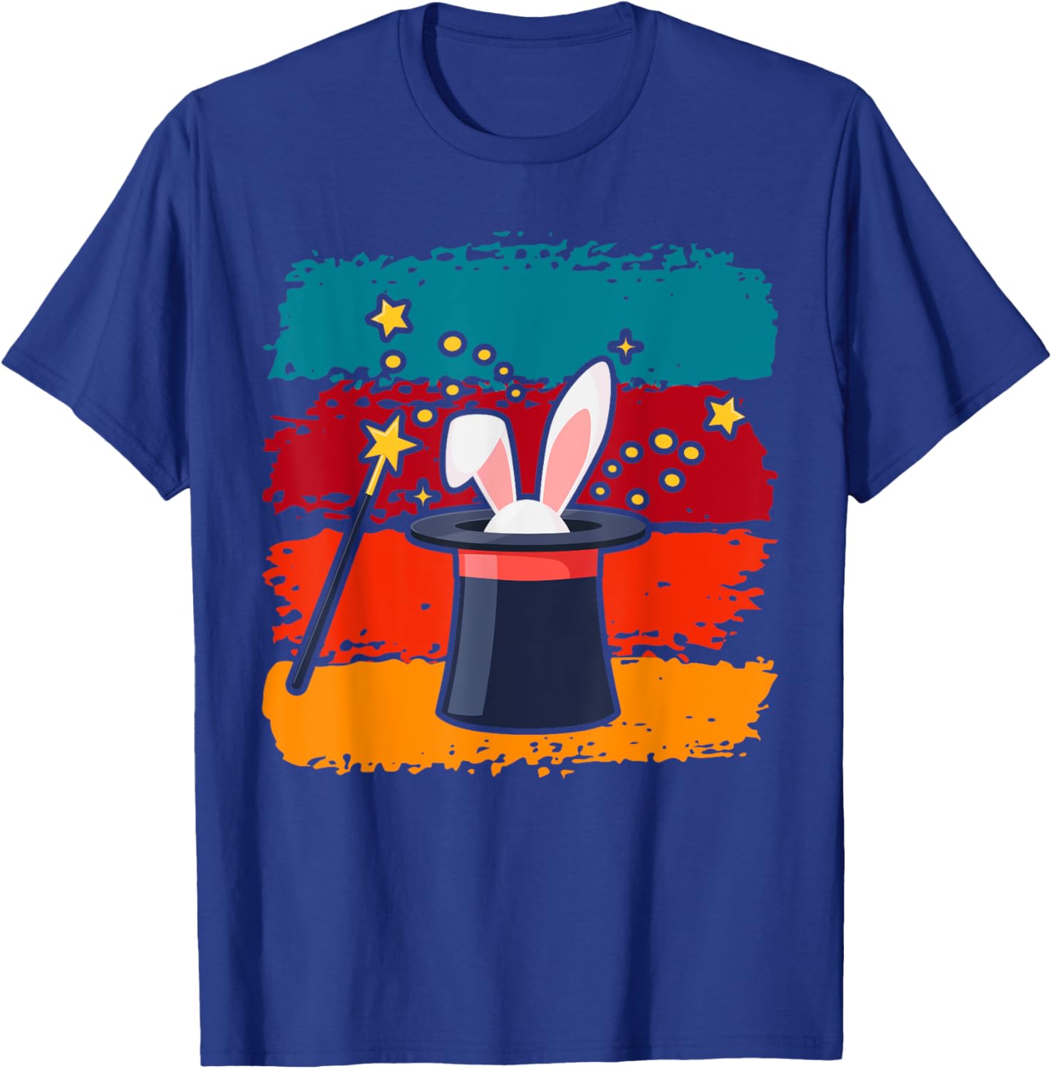 Magicians Hat for Magician Magic Icons Boys Magician T-Shirt - T-Shirt | Royal
